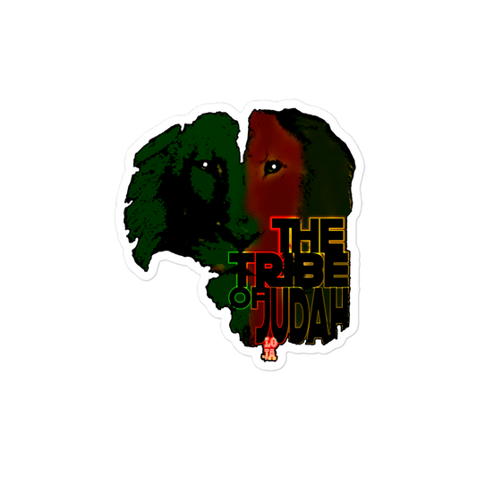The Tribe Of Judah Lion Bubble free stickers