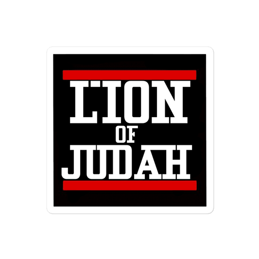 Lion Of Judah sticker Bubble free stickers