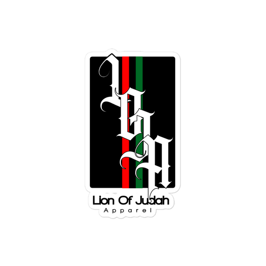 Lion of Judah 2022 Design Bubble free stickers