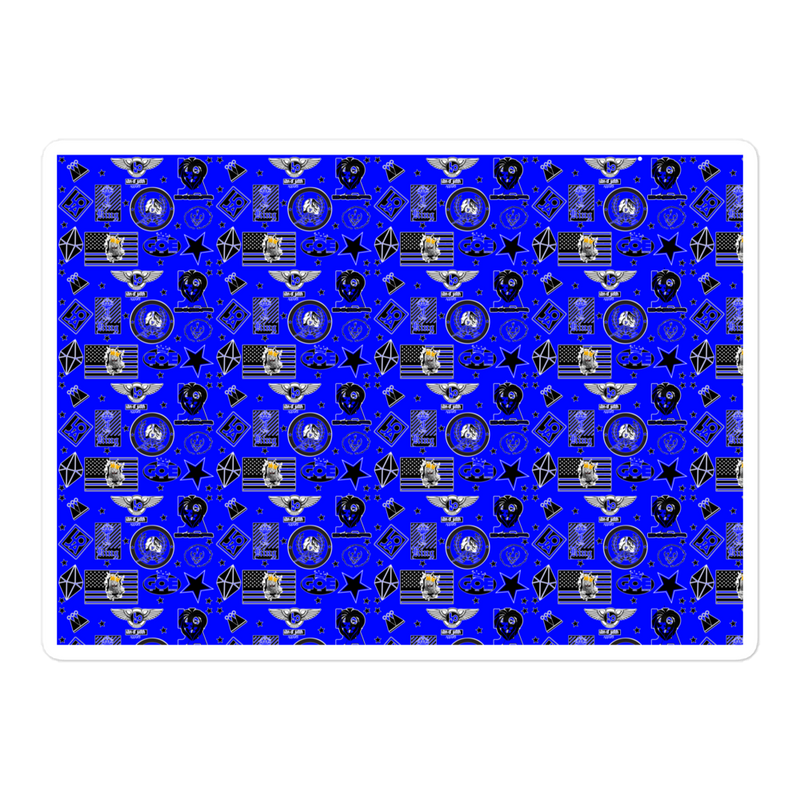 Lion Of Judah Pattern Design Bubble-free stickers