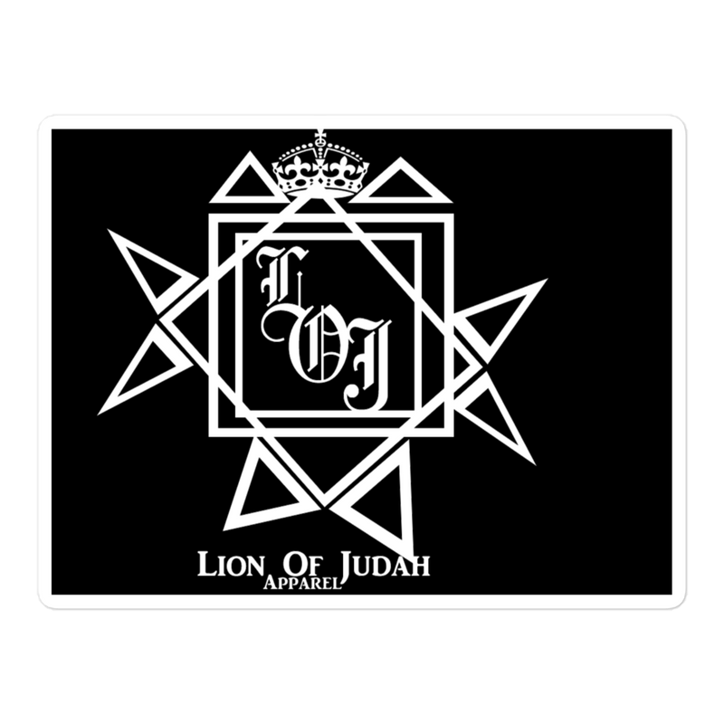 Lion Of Judah Wingz Design Bubble-free stickers