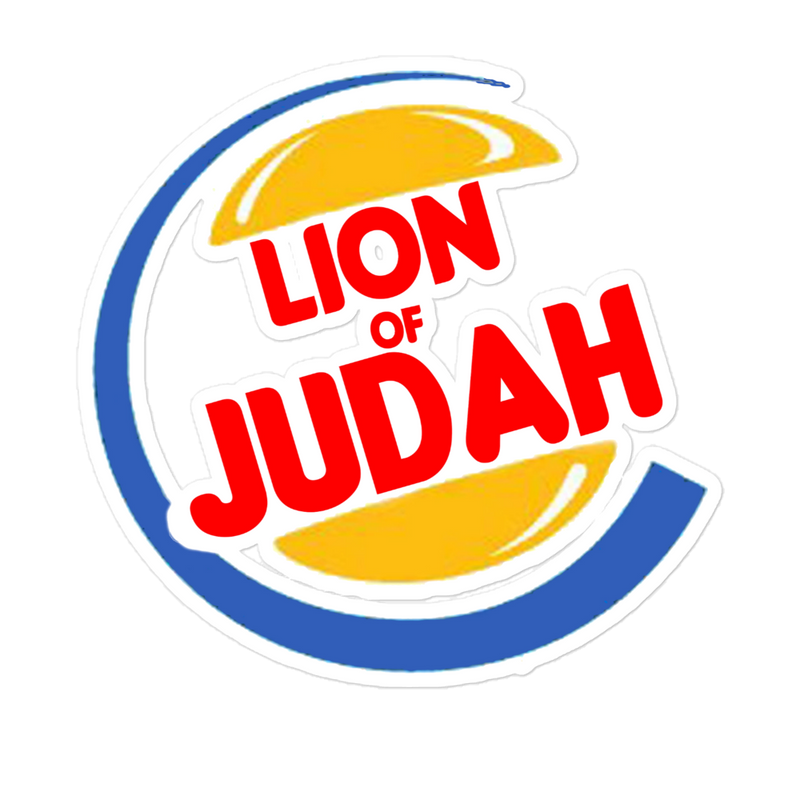 Lion of judah burger King Spinoff Bubble-free stickers