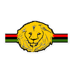 Lion head Design Bubble free stickers