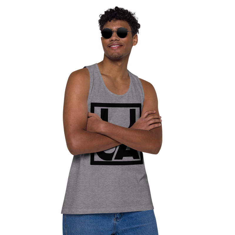 Lion Of Judah Apparel Black new logo Men’s Premium Tank Top