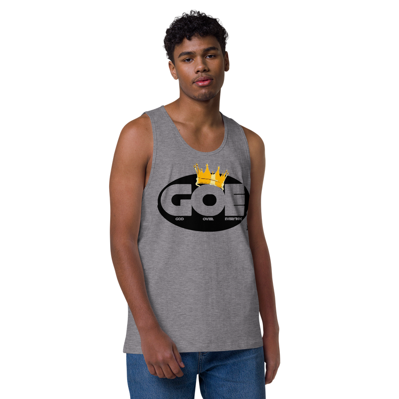 God Over Everything Design Men’s Premium Tank Top