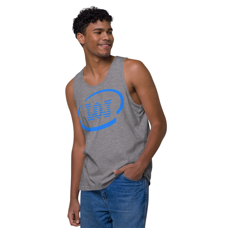 Lion Of Judah Spinoff of IBM Design Men’s premium tank top
