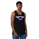 Lion Of Judah Blue Design logo Men’s premium tank top