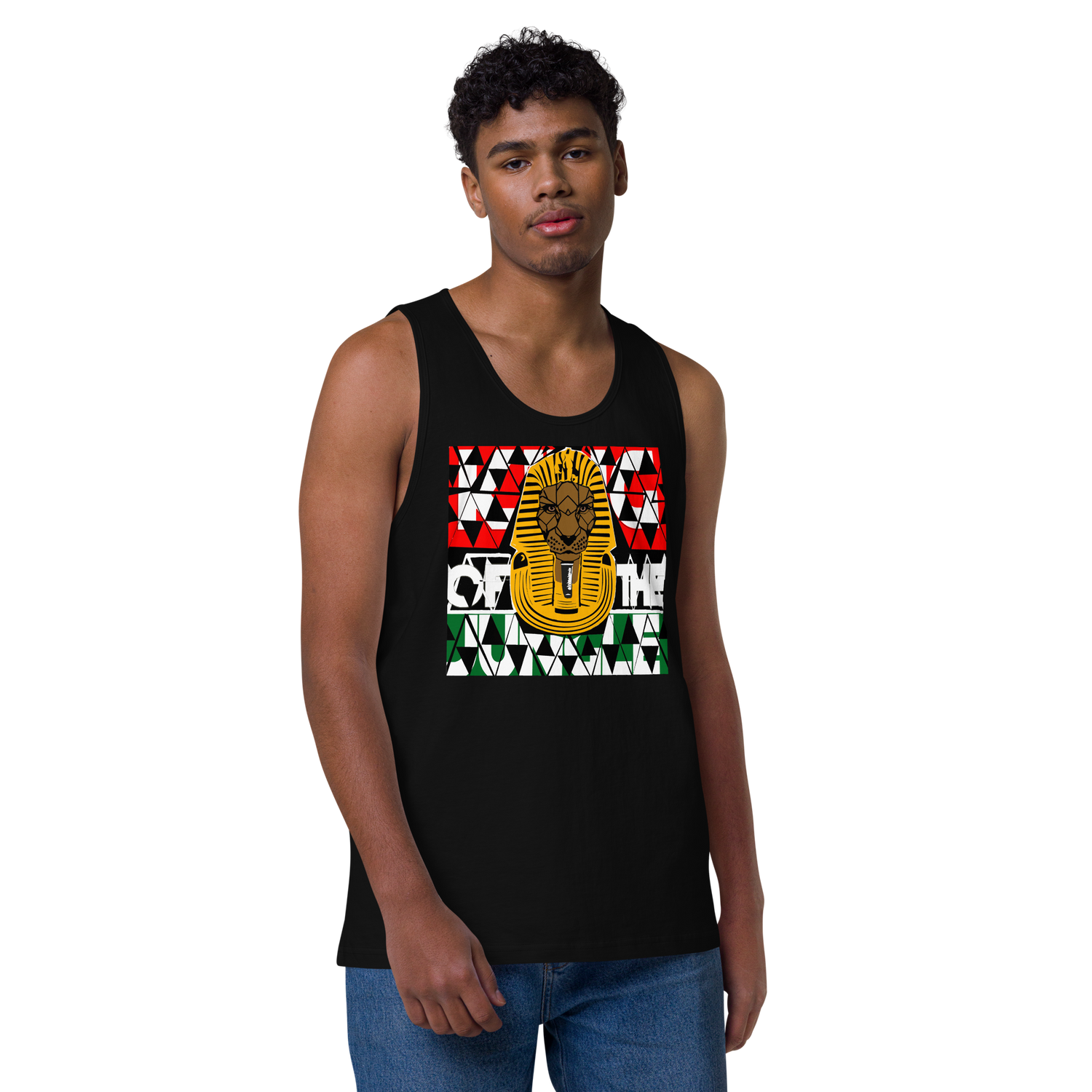 King Of The Jungle Men’s premium tank top