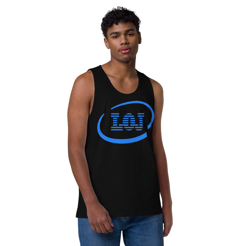 Lion Of Judah Spinoff of IBM Design Men’s premium tank top