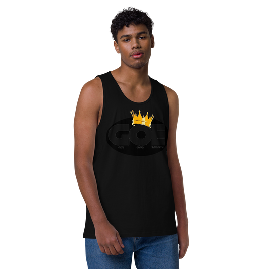 God Over Everything Design Men’s Premium Tank Top