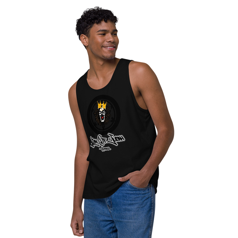 Lion Of Judah Apparel Lion Design Men’s Premium Tank Top