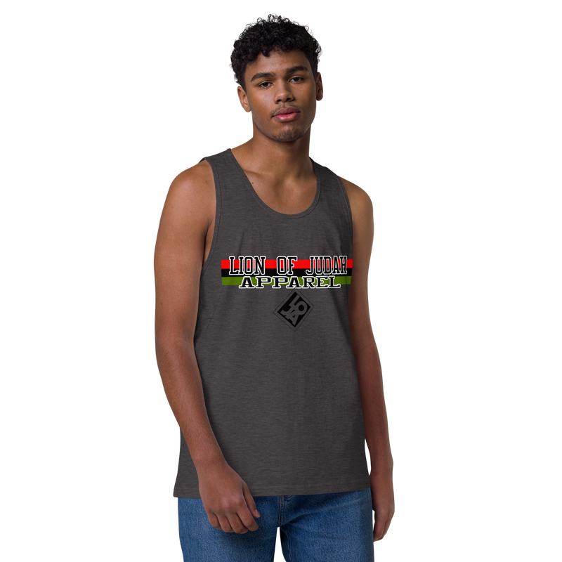 Lion Of Judah Apparel Brand Design Men’s premium tank top