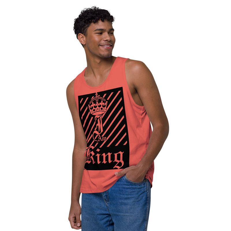 I am King Men’s premium tank top