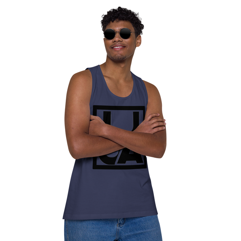 Lion Of Judah Apparel Black new logo Men’s Premium Tank Top
