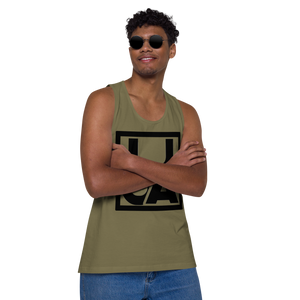(L.O.J.A) Black new logo Men’s Premium Tank Top