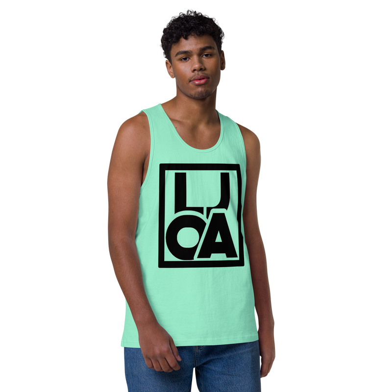 Lion Of Judah Apparel Black new logo Men’s Premium Tank Top