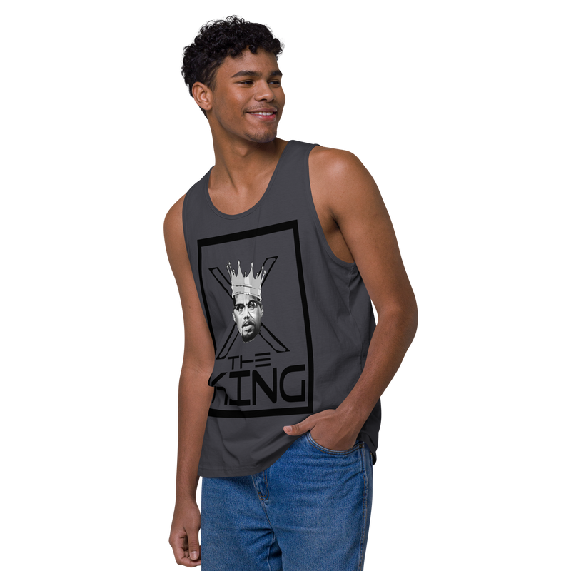 X The King Men’s premium tank top