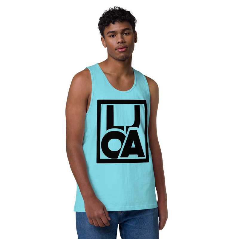 Lion Of Judah Apparel Black new logo Men’s Premium Tank Top