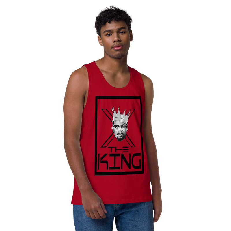 X The King Men’s premium tank top