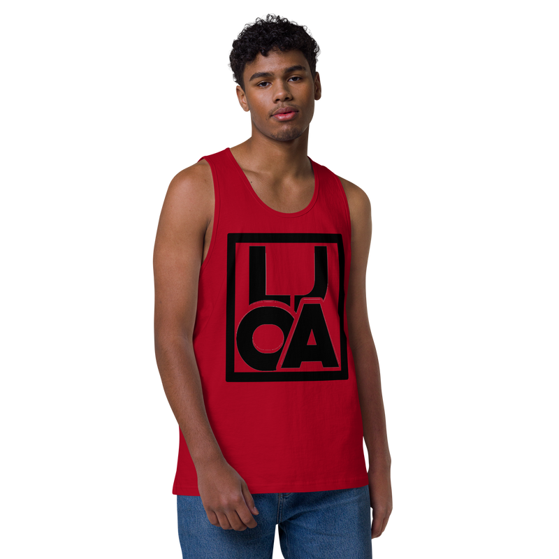 Lion Of Judah Apparel Black new logo Men’s Premium Tank Top