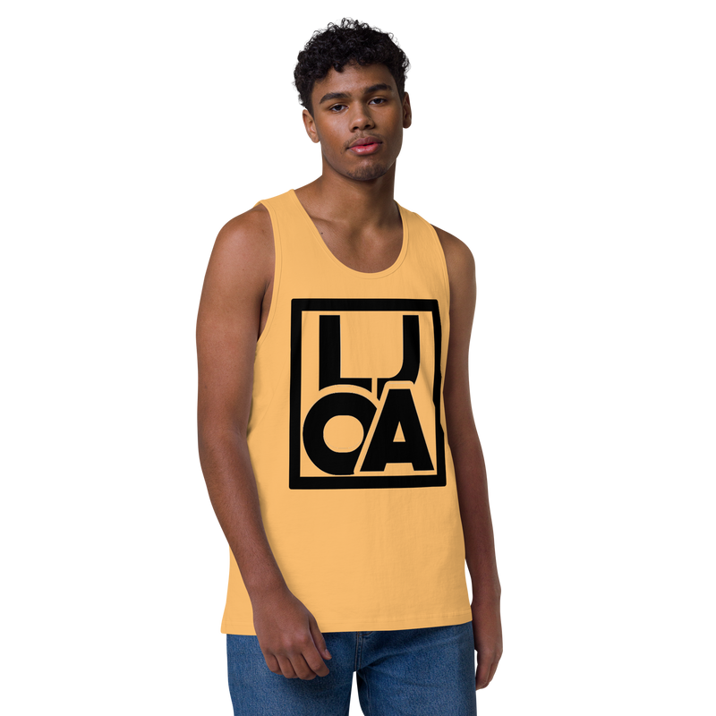 Lion Of Judah Apparel Black new logo Men’s Premium Tank Top