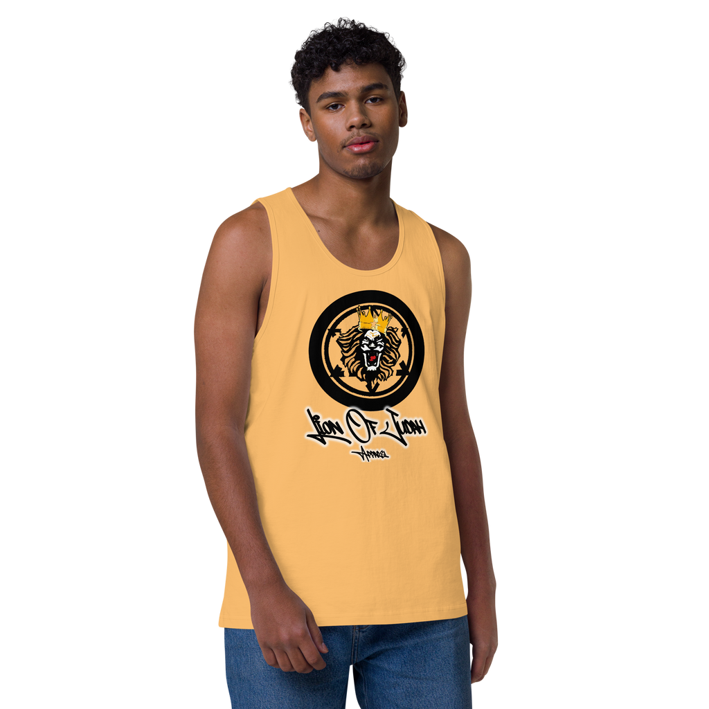 Lion Of Judah Apparel Lion Design Men’s Premium Tank Top