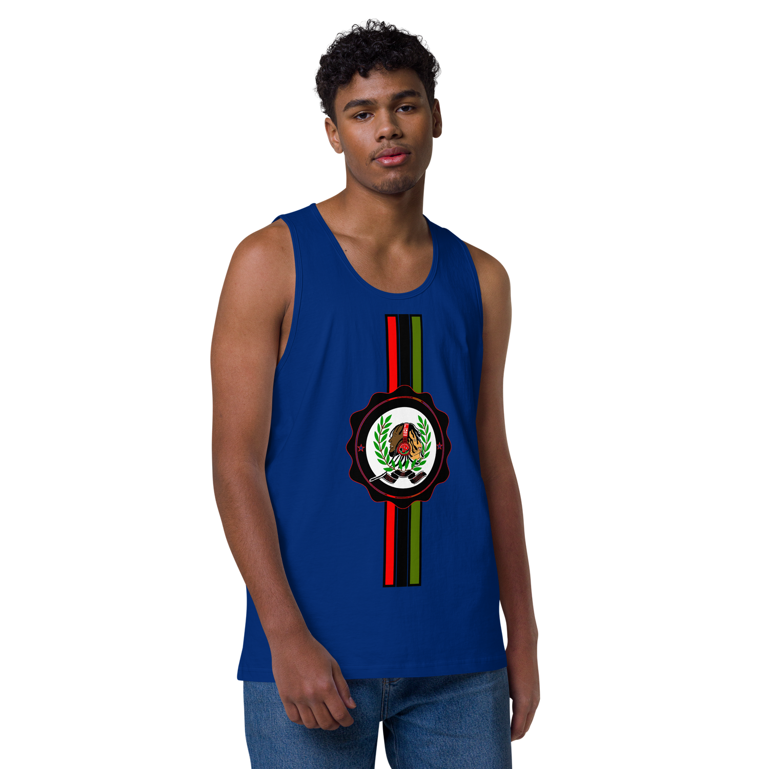 Lion of Judah God Design V.1 Men’s premium tank top