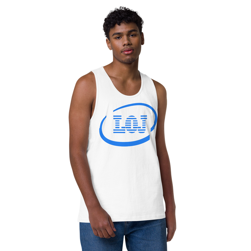Lion Of Judah Spinoff of IBM Design Men’s premium tank top