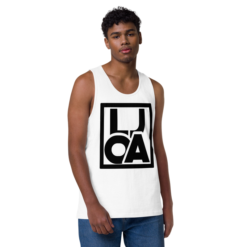 Lion Of Judah Apparel Black new logo Men’s Premium Tank Top