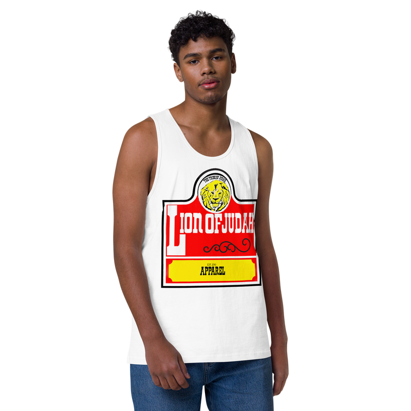 Lion Of Judah Spinoff of  Wendy's Men’s Premium Tank Top