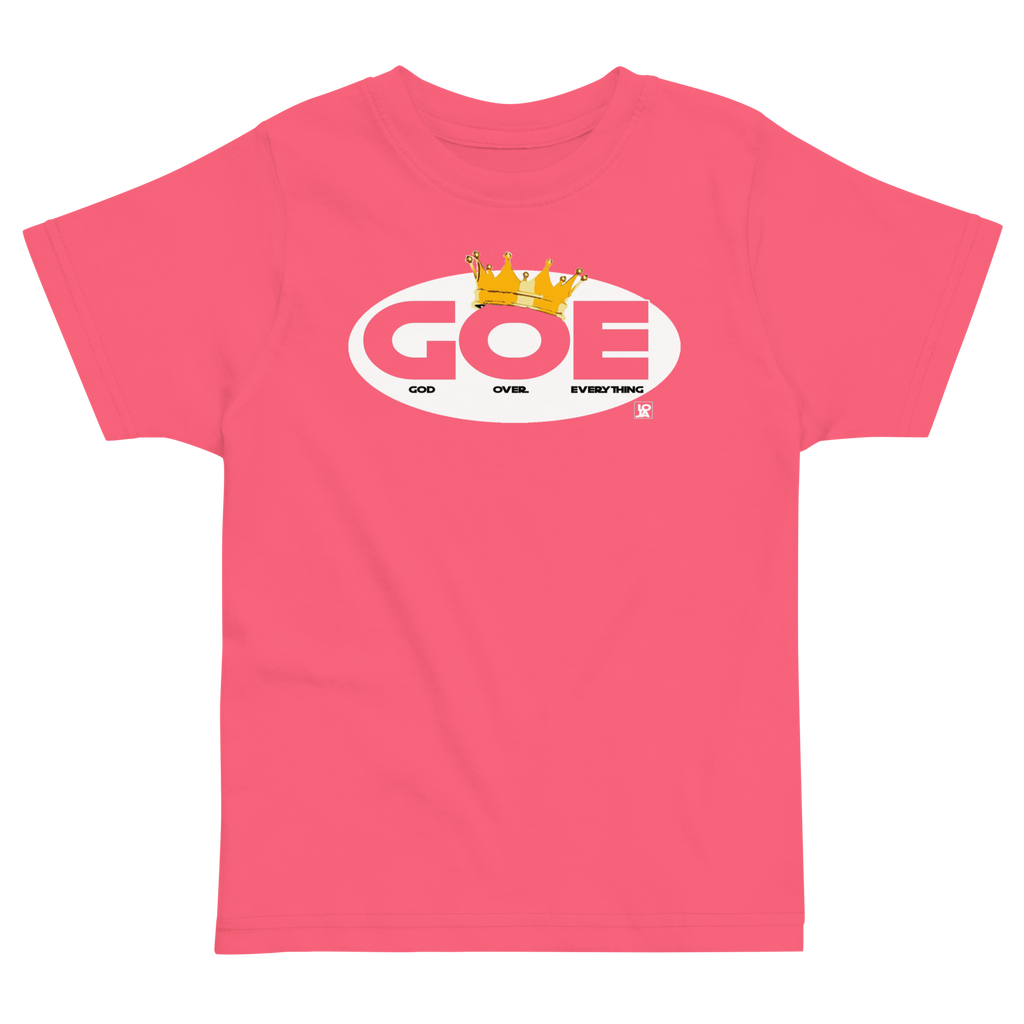 GOE God Over Everything V.1 Toddler jersey t-shirt