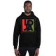 REd BlacK GreeN Lion Of Judah Apparel Logo Unisex Hoodie