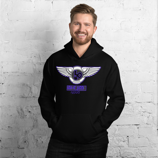 Lion Of Judah Wingz Blue logo Unisex Hoodie