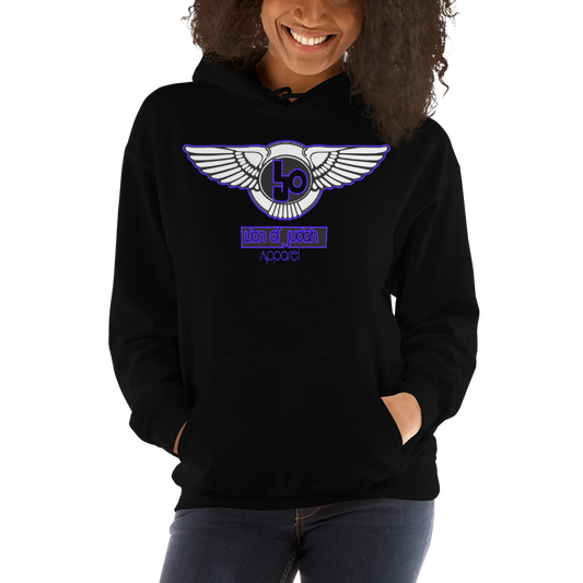 Lion Of Judah Wingz Blue logo Unisex Hoodie