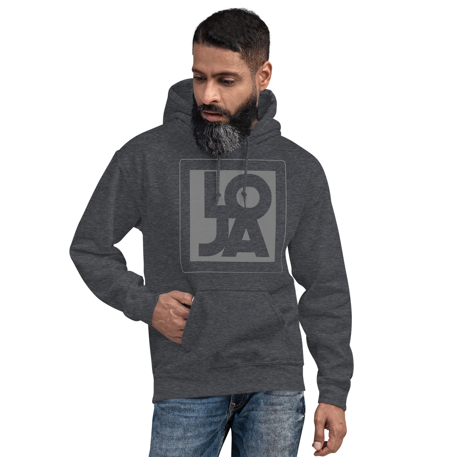 Space Grey Lion Of Judah Apparel Logo Unisex Hoodie
