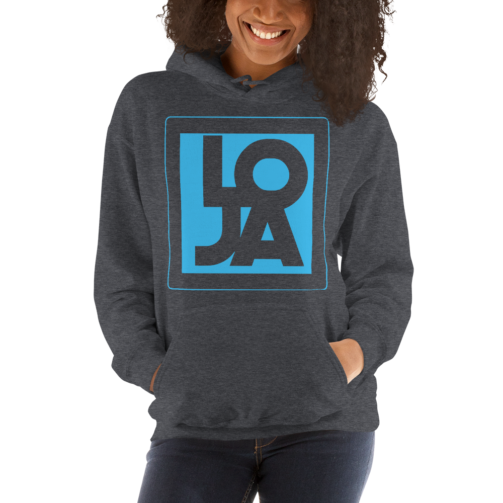 Lion Of Judah Apparel Logo Baby Blue Unisex Hoodie