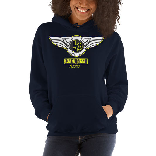 Lion Of Judah Wingz Yellow logo Unisex Hoodie