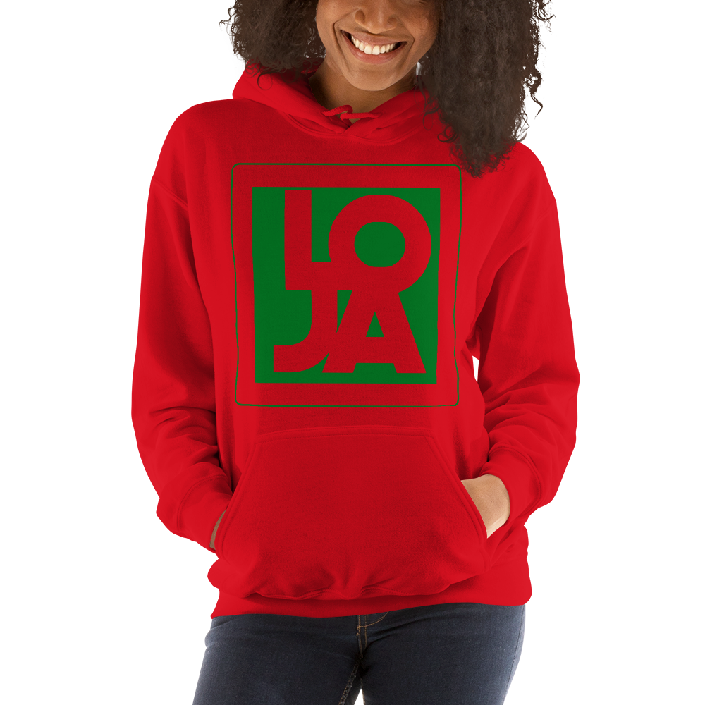 Lion Of Judah Apparel Logo Green Frog Color Unisex Hoodie