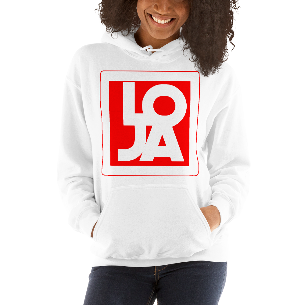 Lion Of Judah Apparel Logo Fire Engine Red Unisex Hoodie