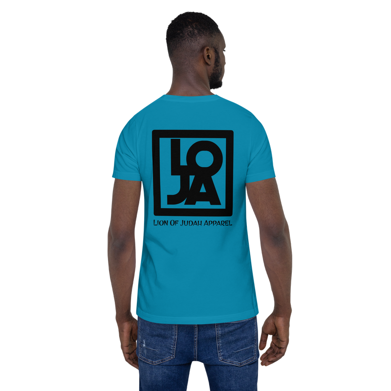 Lion Of Judah Apparel Black logo Unisex t-shirt