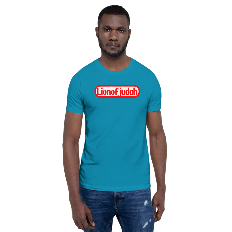 Lion Of Judah Nintendo Wordplay Spinoff Design Unisex t-shirt