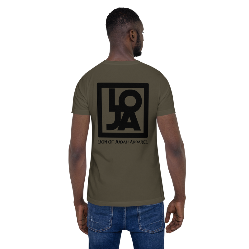 Lion Of Judah Apparel Black logo Unisex t-shirt
