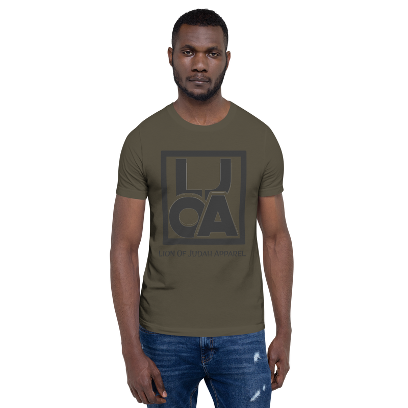 Lion Of Judah Apparel black new logo Unisex t-shirt
