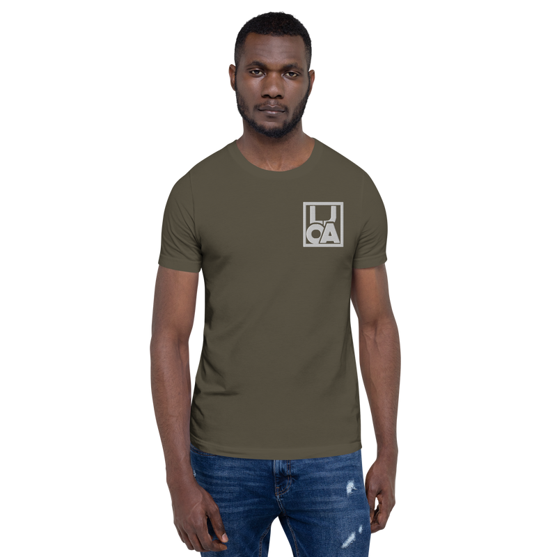 Lion Of Judah Apparel White new logo Unisex t-shirt