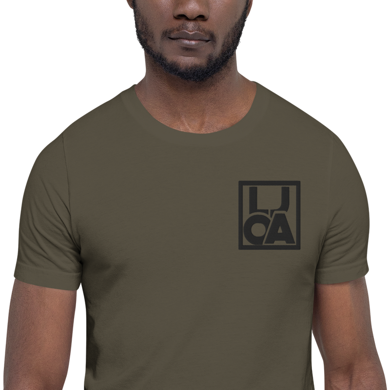 Lion Of Judah Apparel black new logo Unisex t-shirt