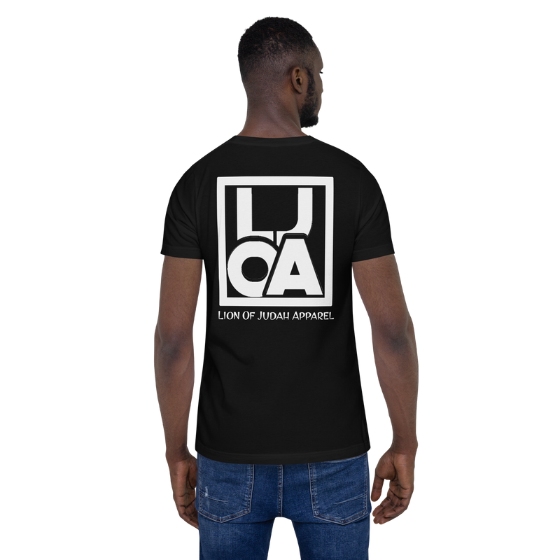 Lion Of Judah Apparel White new logo Unisex t-shirt