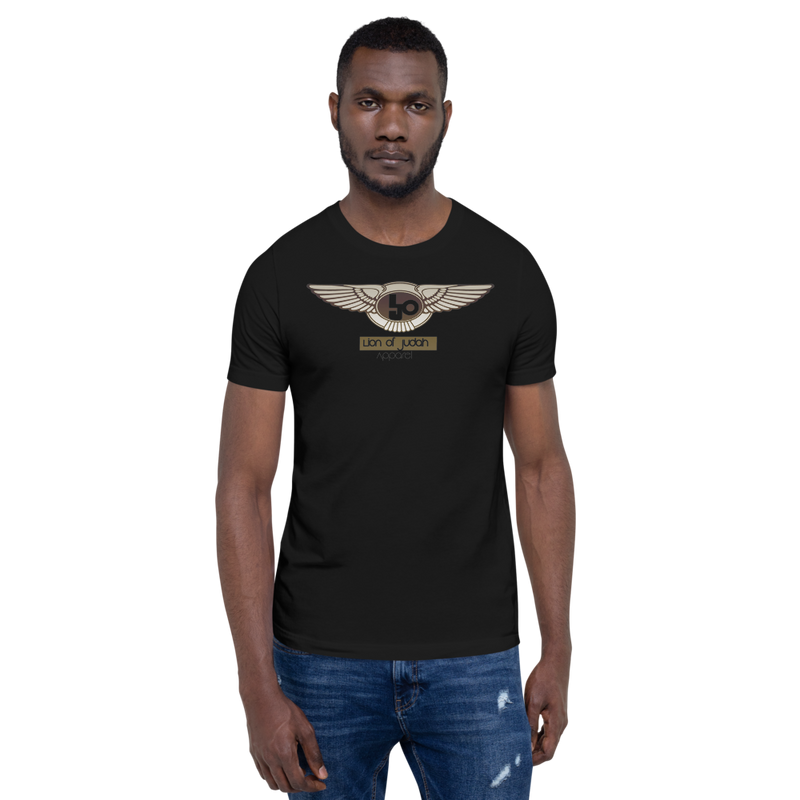 Lion Of Judah Wingz Bronze Logo Short-sleeve unisex t-shirt