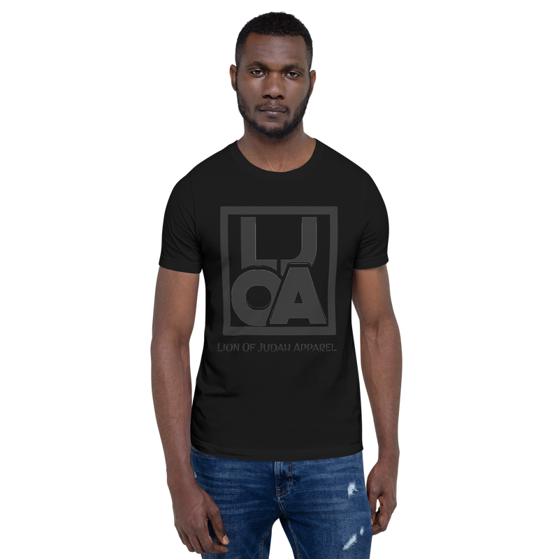 Lion Of Judah Apparel black new logo Unisex t-shirt