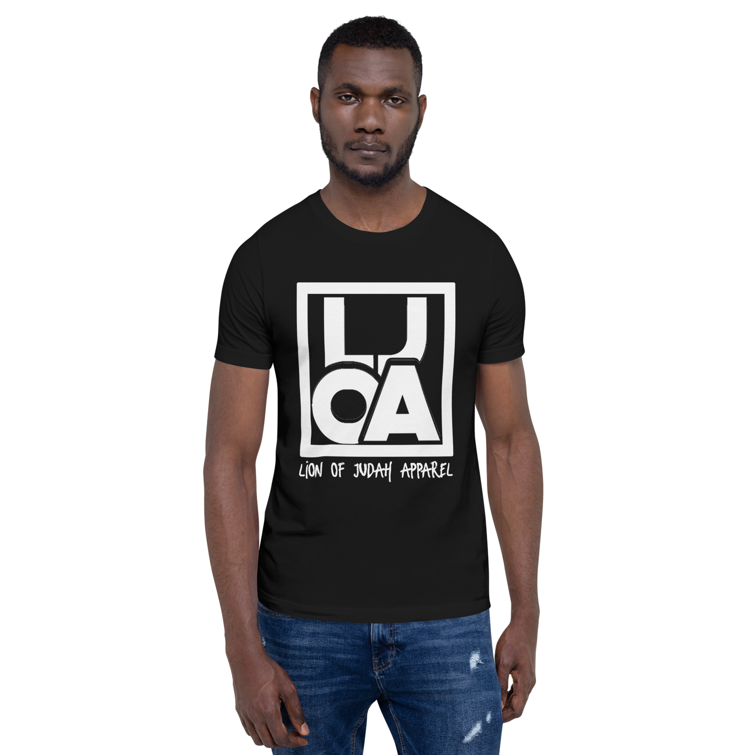 Lion Of Judah Apparel White new logo Unisex t-shirt