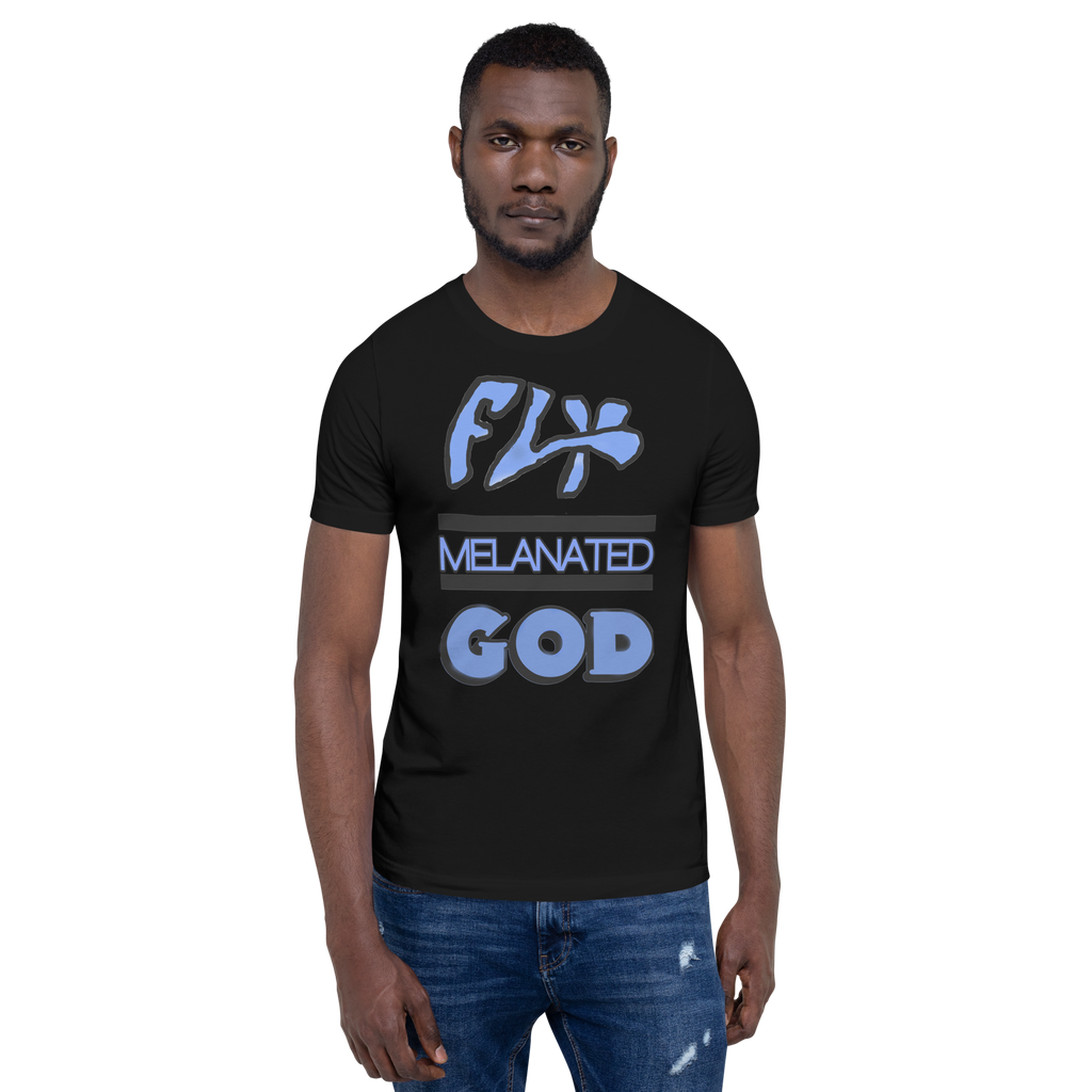 Fly Melanated God Unisex t-shirt